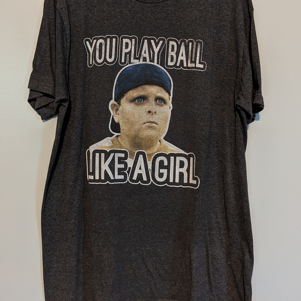 The Sandlot You Play Ball Like A Girl Tee Size L